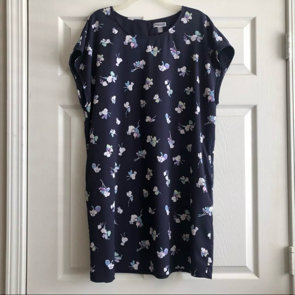 Caslon (Nordstrom) floral print shift dress spring summer sz XL - Picture 13 of 13